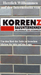Mobile Screenshot of korrenz-putz.de